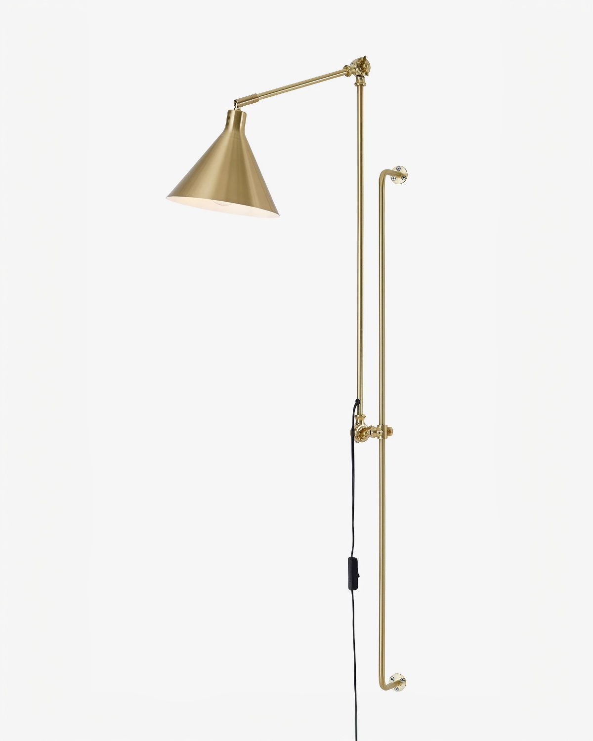 Золотистый настенный светильник Джордан Louvre Home P7855WA