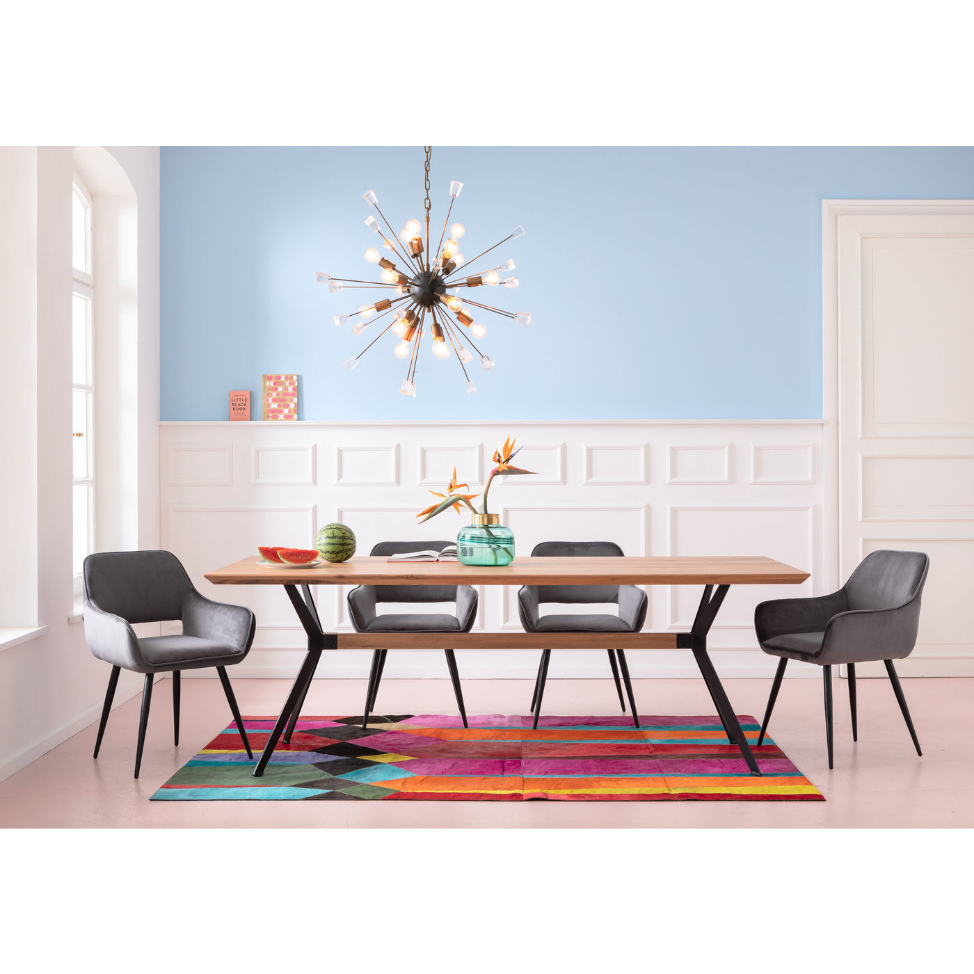 Стул мягкий с подлокотниками San Fransico 83314 KARE