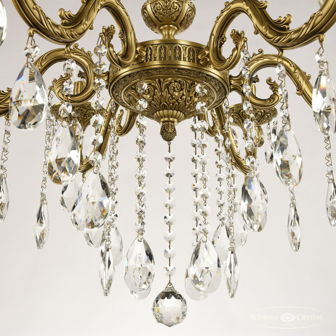 Люстра бронзовая с хрусталём 71101/6/210 B FP