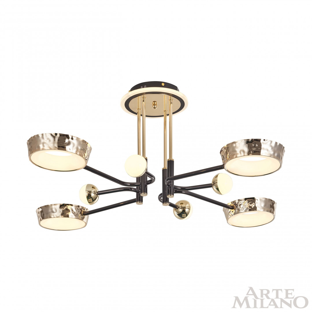 Люстра светодиодная 273210/8 BK/GD Arte Milano