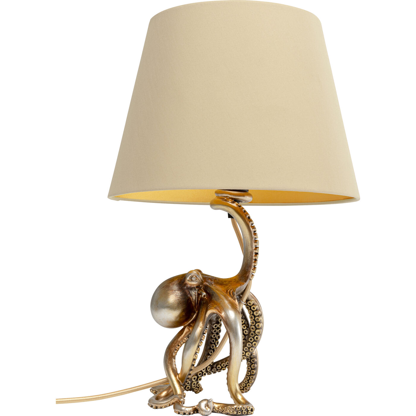 Светильник настольный Octopus Gold 44cm KARE 58076