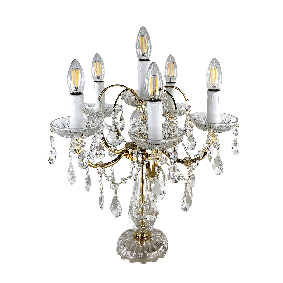 Настольная лампа Beby Group 580/5+1L gold SW