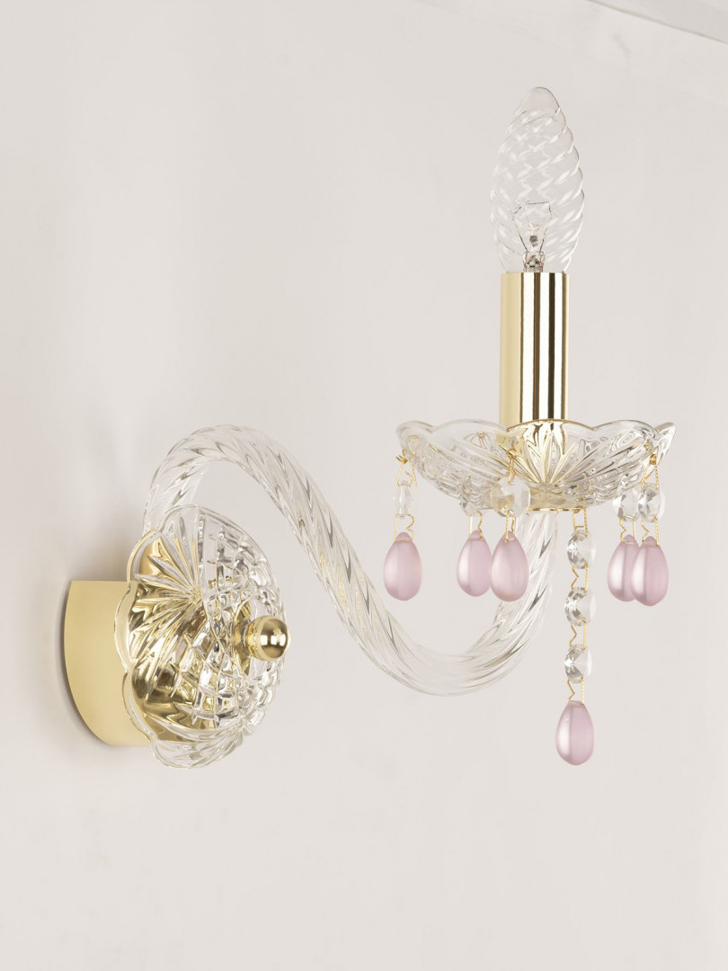 Бра хрустальные 112B/1/165 G V7010 Bohemia Ivele Crystal