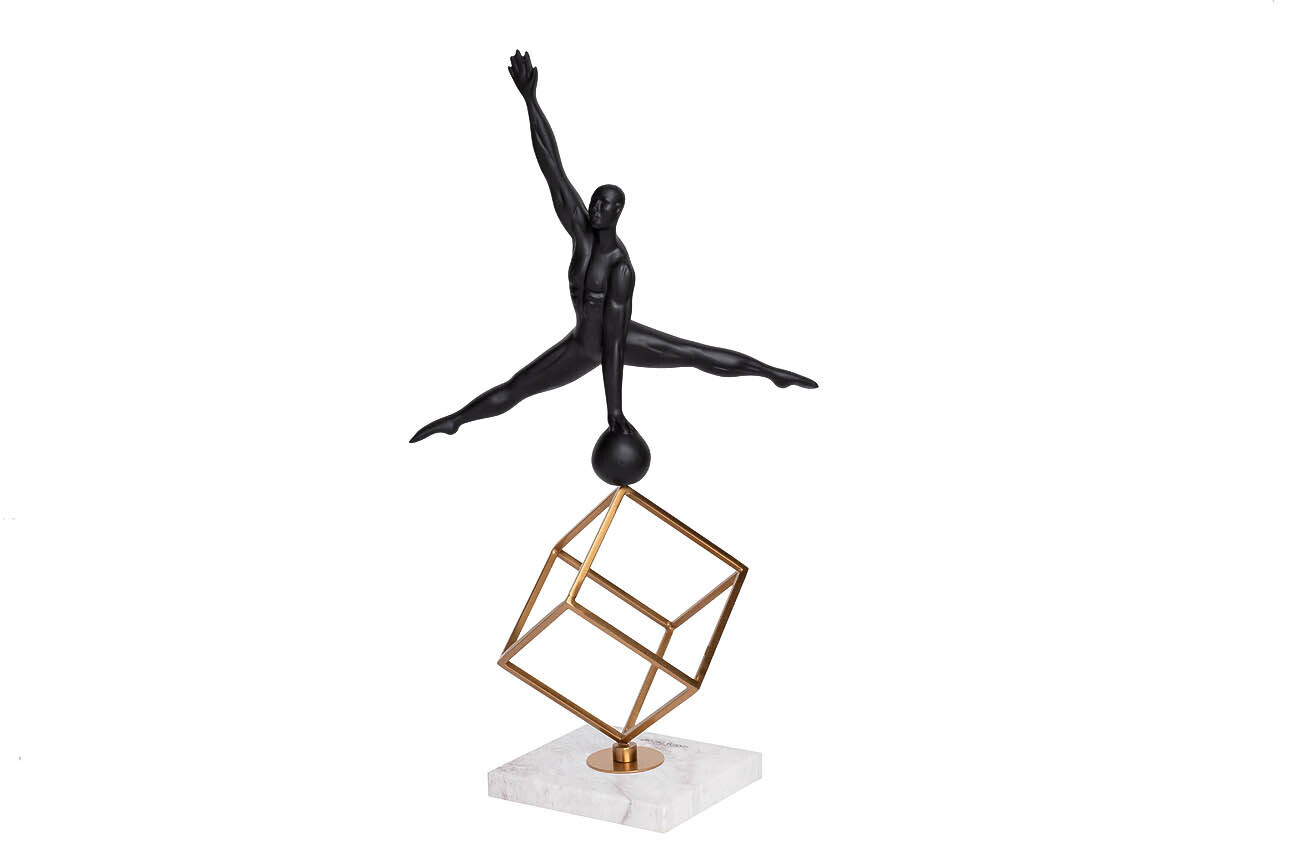 Статуэтка "Гимнаст на кубе" Garda Decor 55RD2865