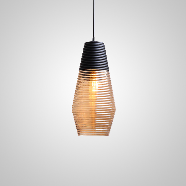 Подвесной светильник RENORD D16 black amber by ImperiumLoft