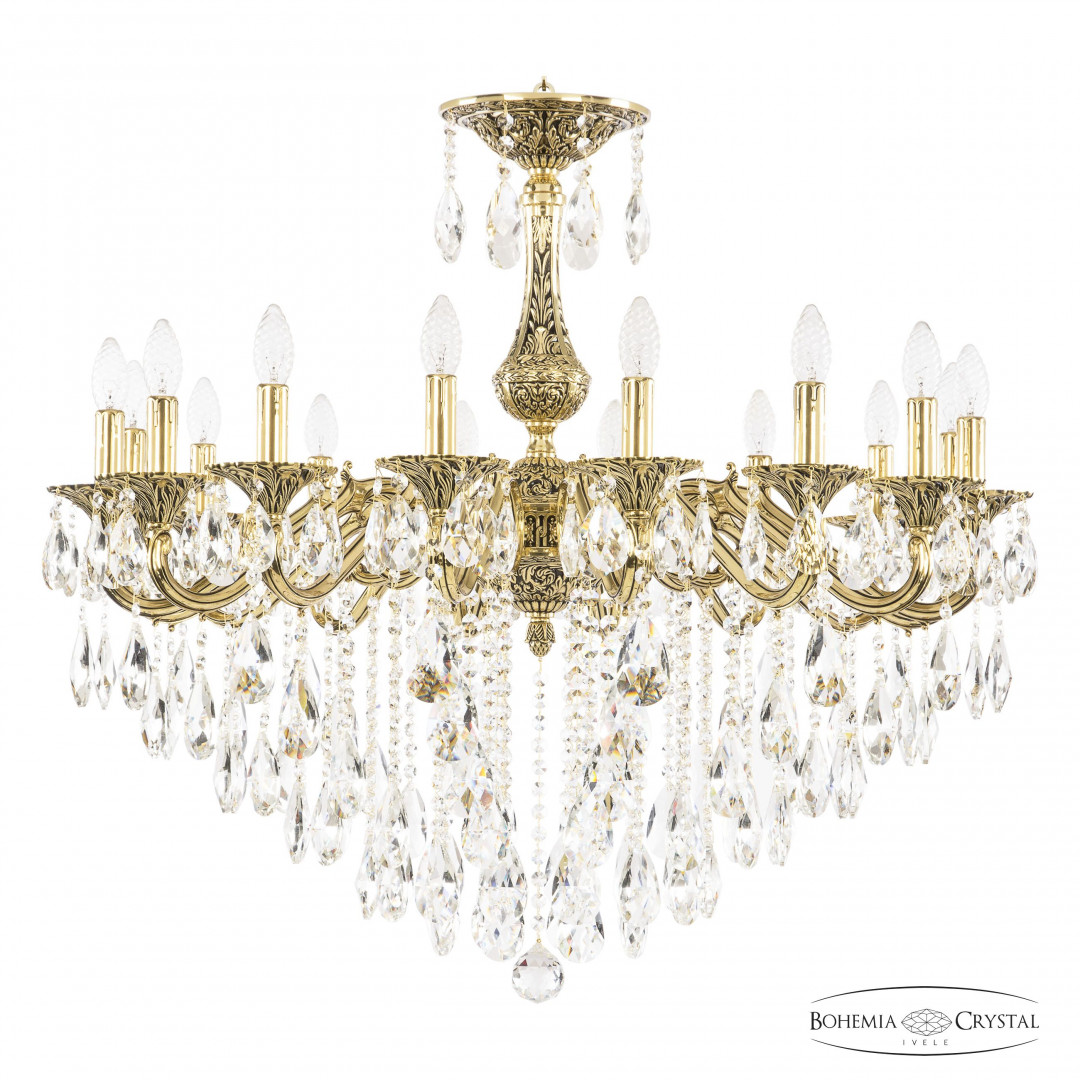 Люстра бронзовая с хрусталём 72102/16/300 B GB