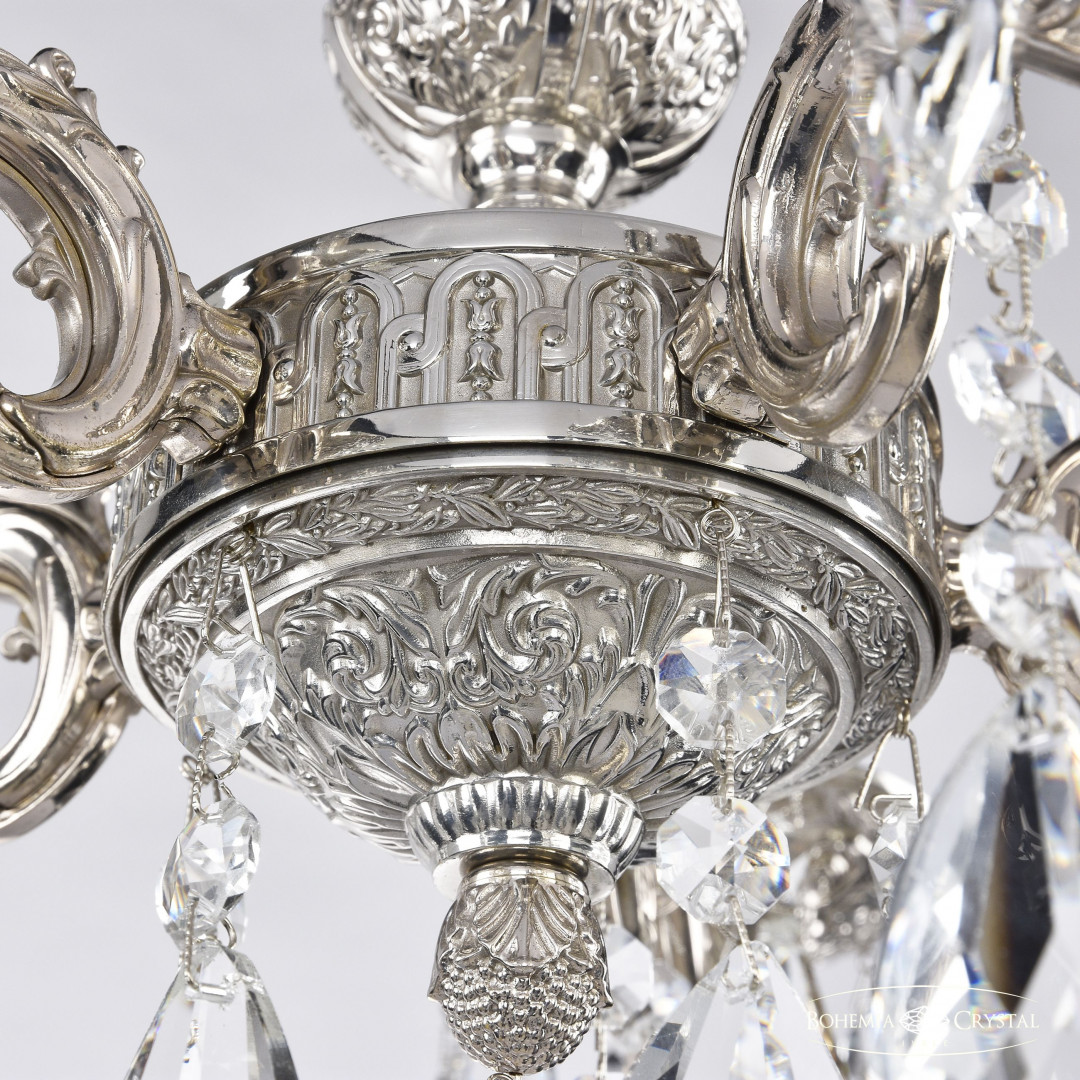 Люстра бронзовая с хрусталём 71102/5/125 A Ni