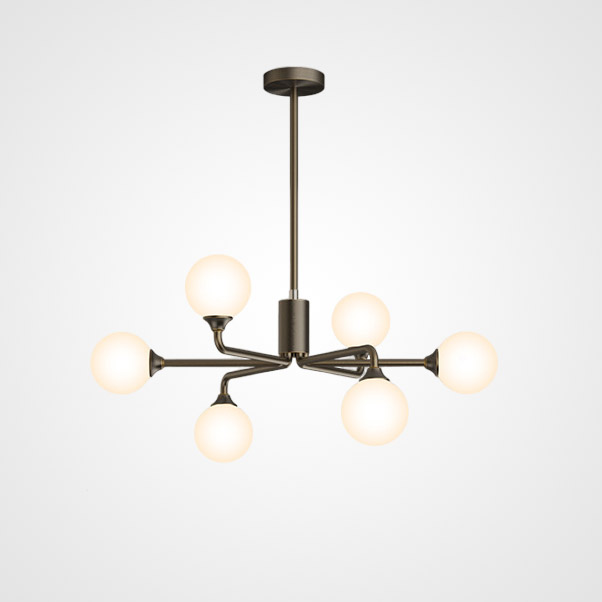 Потолочная люстра PROTON L6 Black by ImperiumLoft