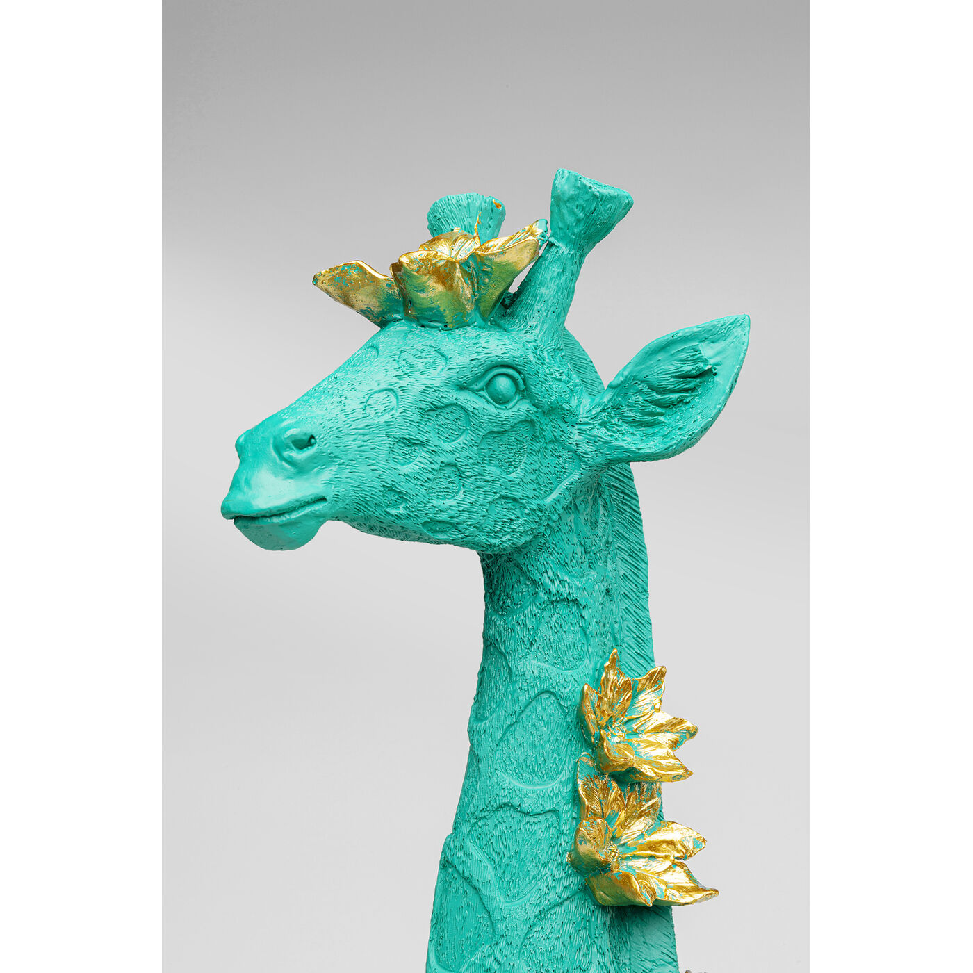 Фигура декоративная Flower Giraffe Green 76cm KARE 57257