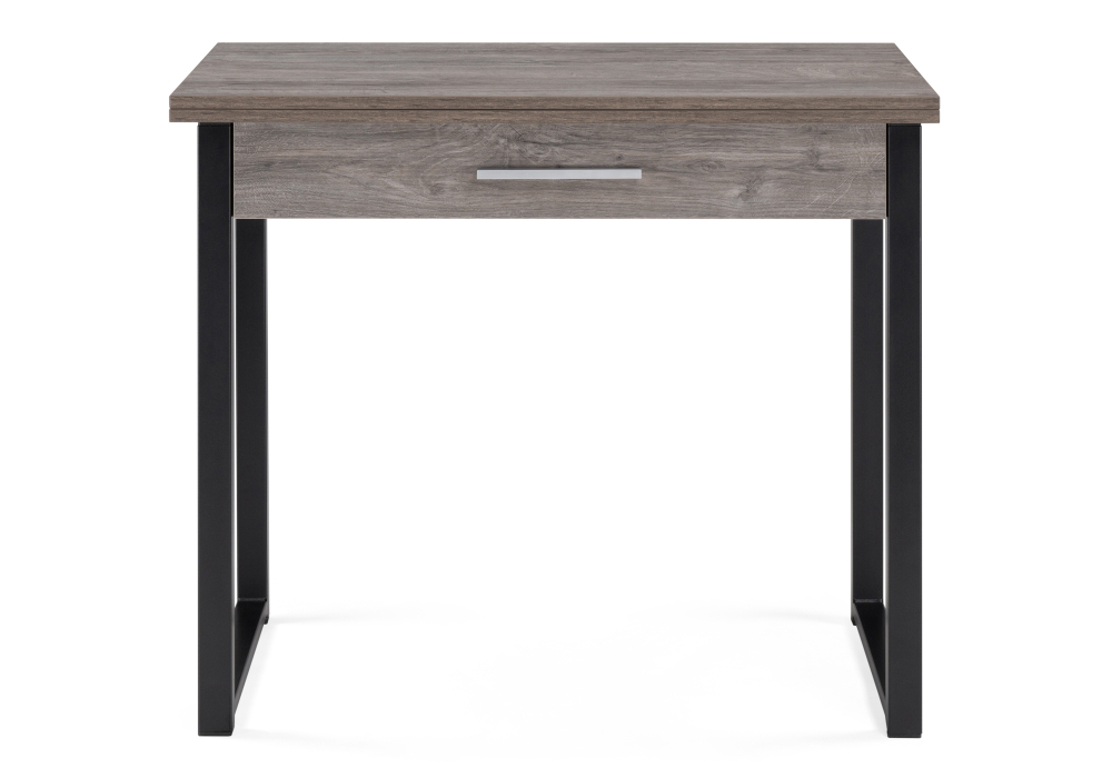 Стол деревянный Woodville Ибби 90(128)х64х77 рошелье / черный матовый 528556