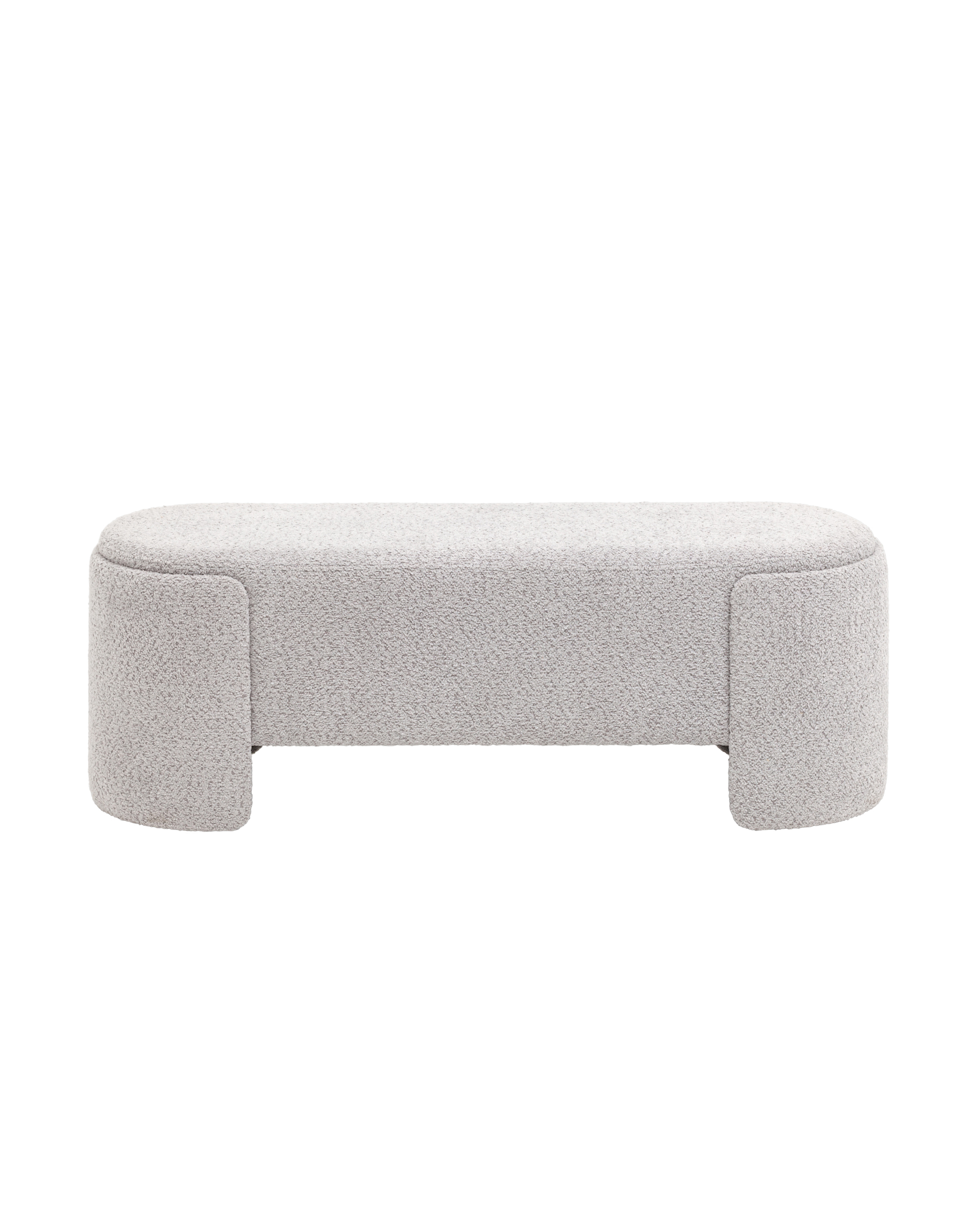 Банкетка Taks букле светло-серый Stool Group