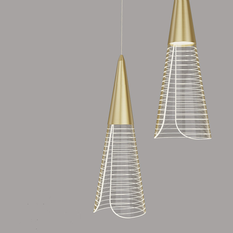 Подвесной светильник MANDORA B L5 Brass by ImperiumLoft