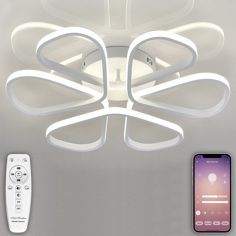 Накладная люстра Natali Kovaltseva LED LAMPS 81121/7C