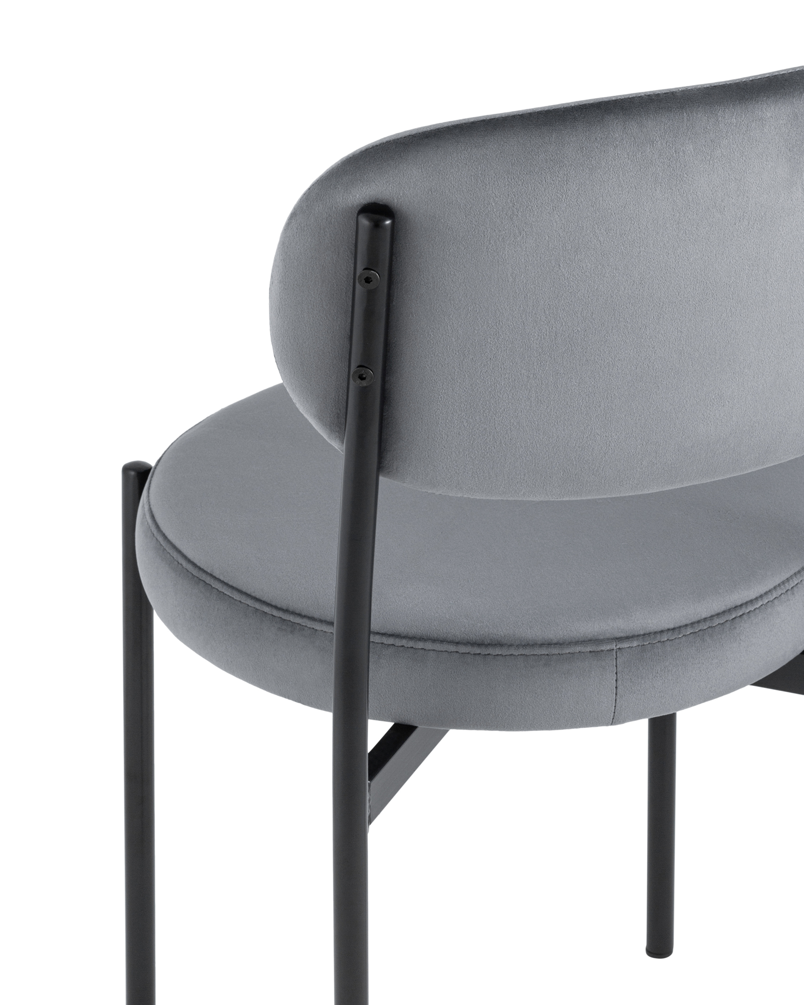 Стул Бриф велюр серый Stool Group