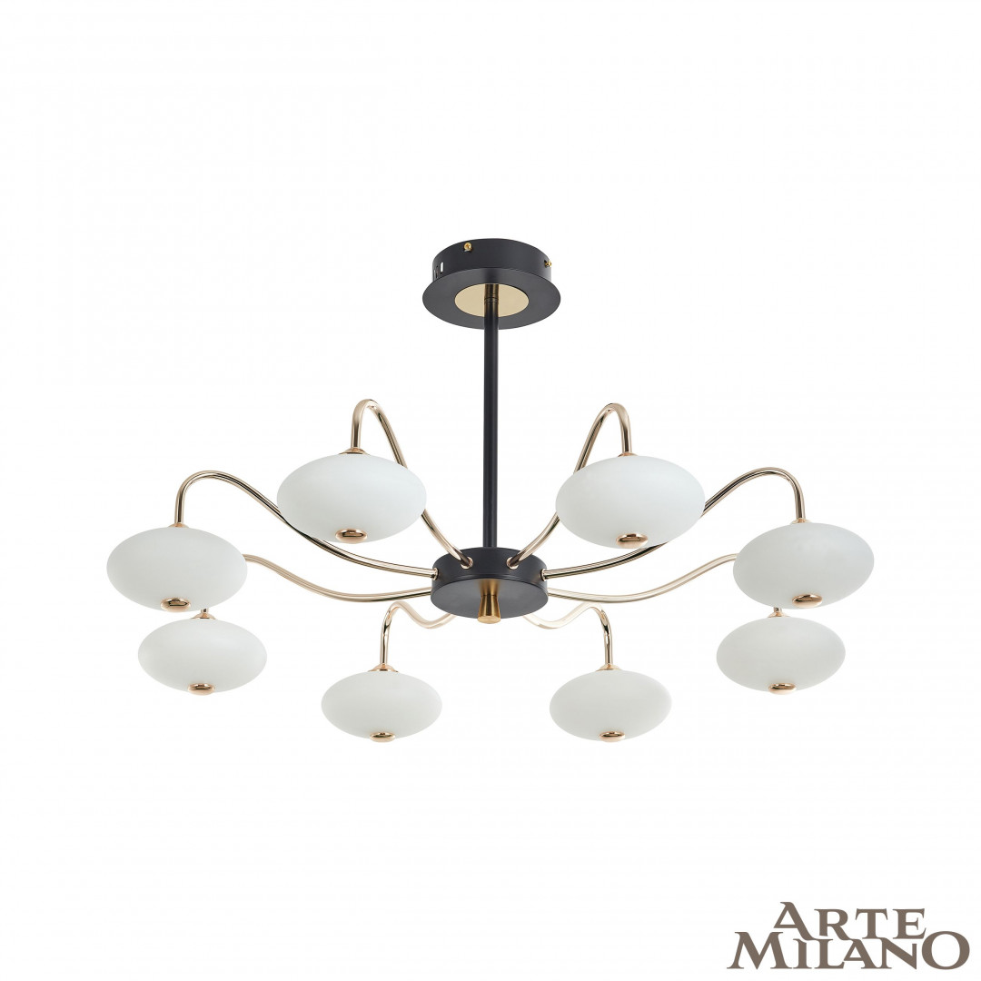 Люстра светодиодная 273908/8 BK/GD Arte Milano