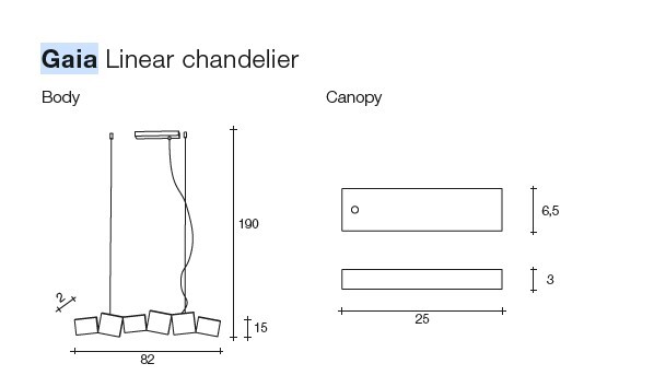 Подвесной светильник Terzani Gaia walnut