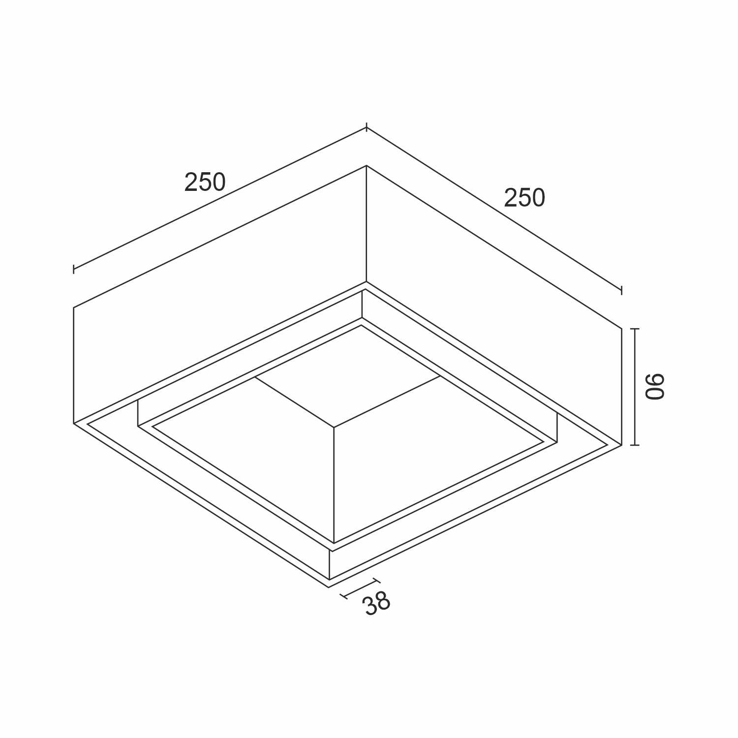 Магнитный трек Ledron АВД-5356 SQ 250 Wooden White