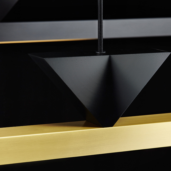 Подвесной светильник MIRELL DUO A122 Black Gold by ImperiumLoft