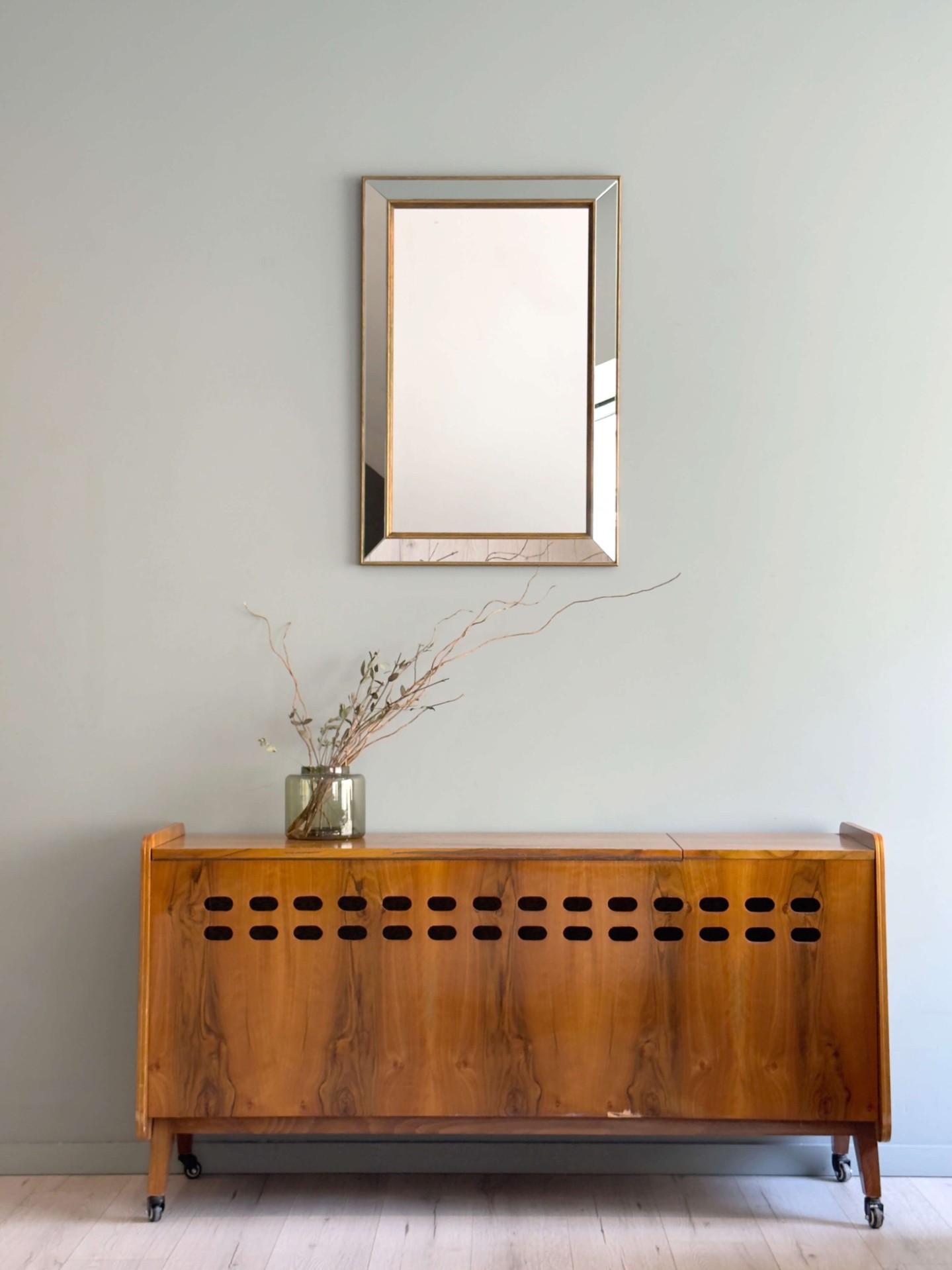 Зеркало BountyHome Miriada mini gold mv044-mini-gold