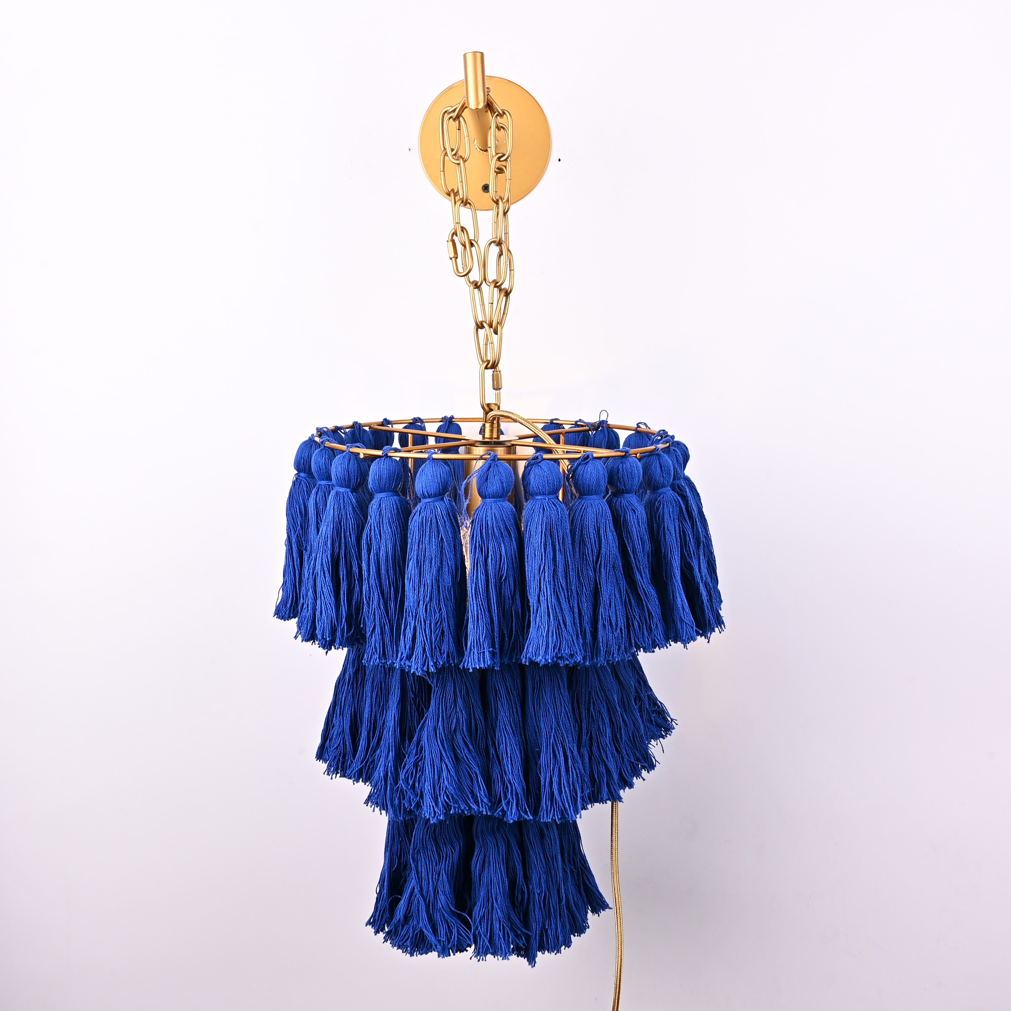 Настенный светильник TASSEL WALL Синий by ImperiumLoft
