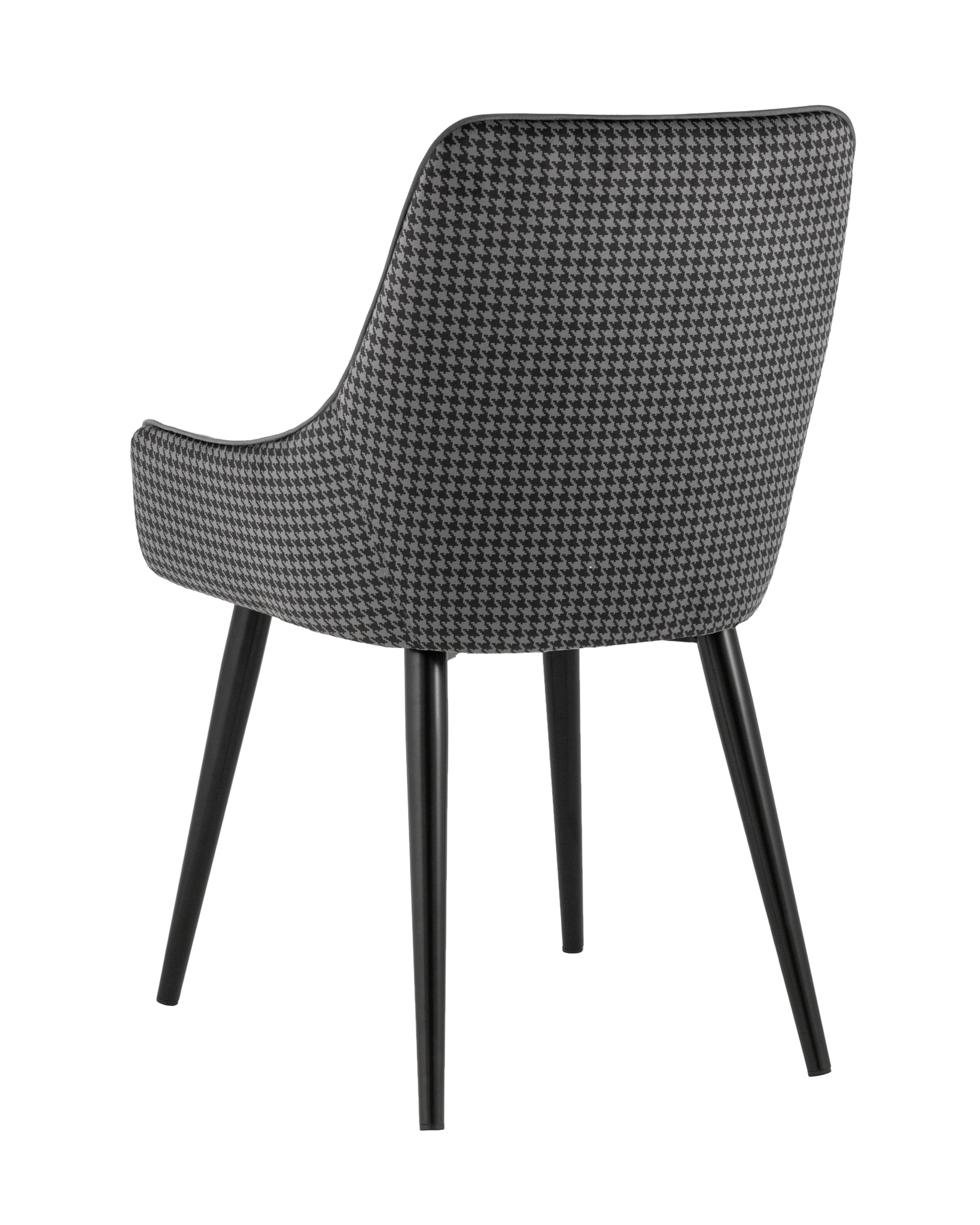 Стул Джоан велюр серый гусиная лапка Stool Group