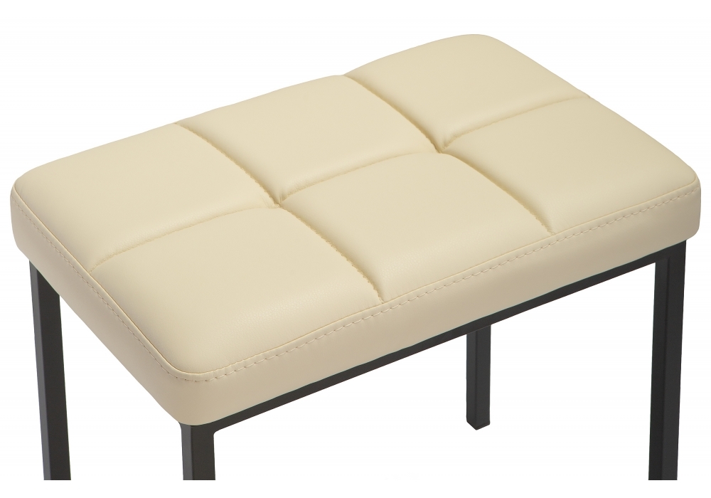 Банкетка Woodville Дион кожзам d1 / черный матовый 441437