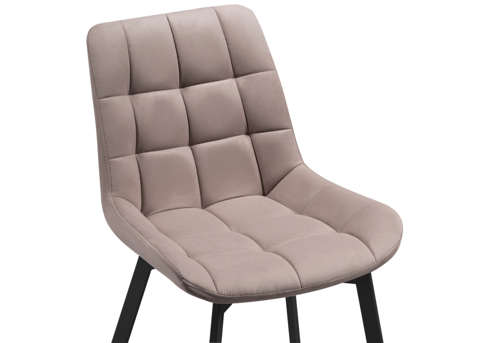 Стул Woodville Челси латте / черный 489741