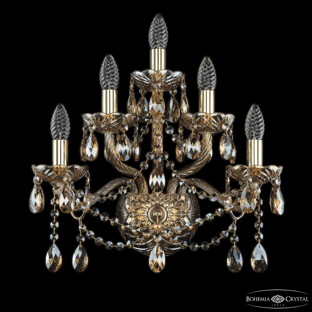 Бра хрустальные 1413B/2+2+1/165 G M721