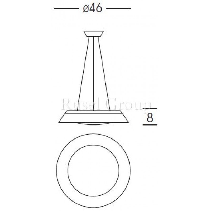 Подвесной светильник Linea Light CONUS 7275