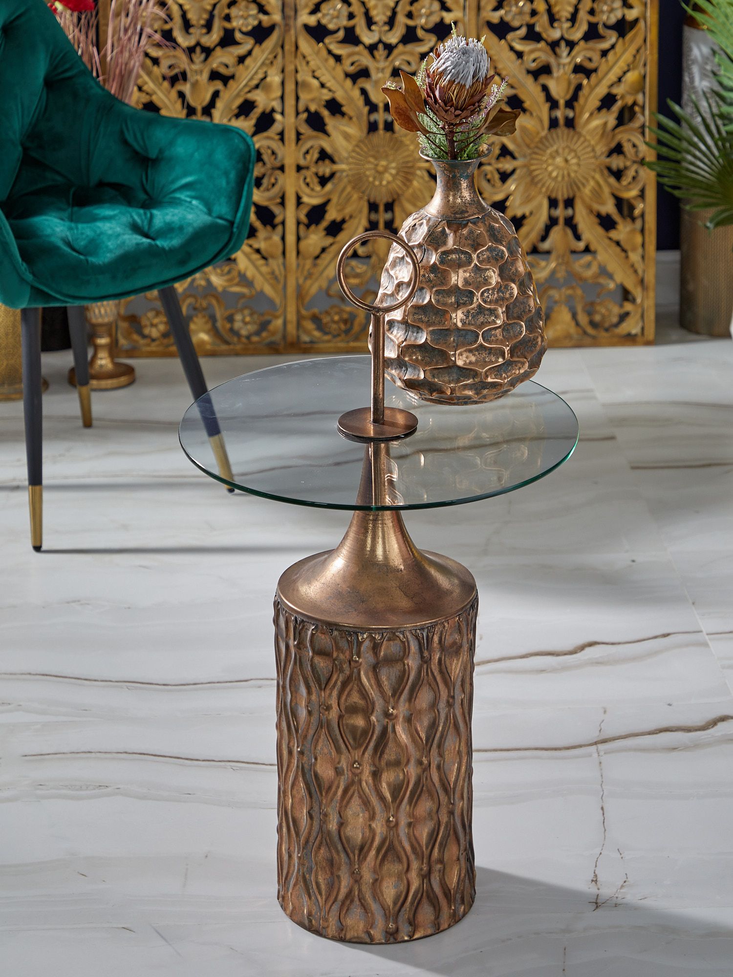 Столик приставной Glasar 57-422