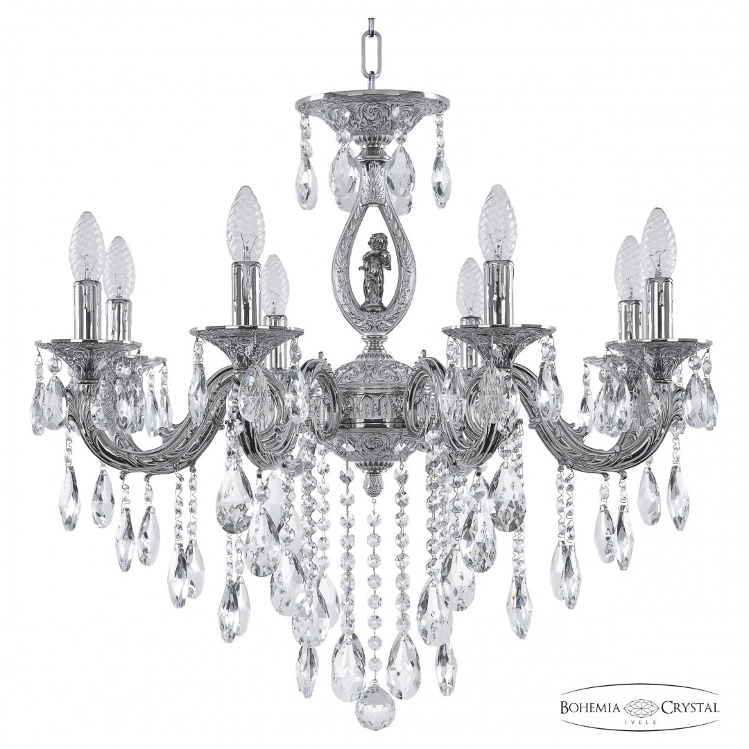 Люстра бронзовая с хрусталём 71401/8/210 B NW FA4S