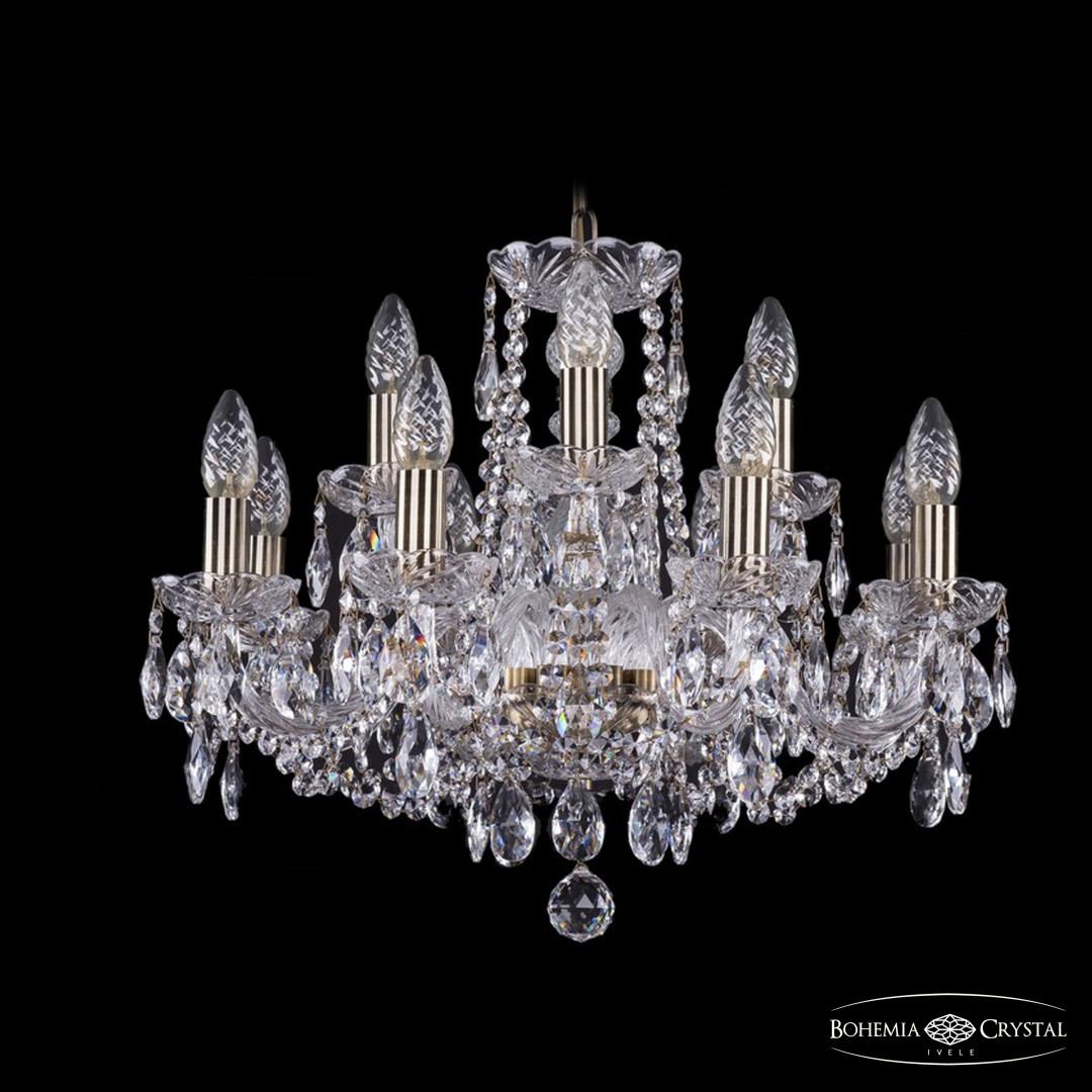 Люстра хрустальная 1402/8/195 Pa Bohemia Ivele Crystal
