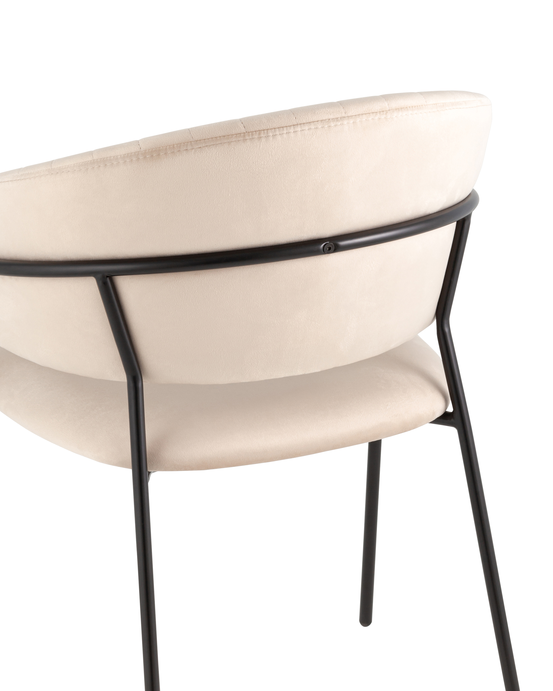 Стул Бруно велюр кремовый Stool Group