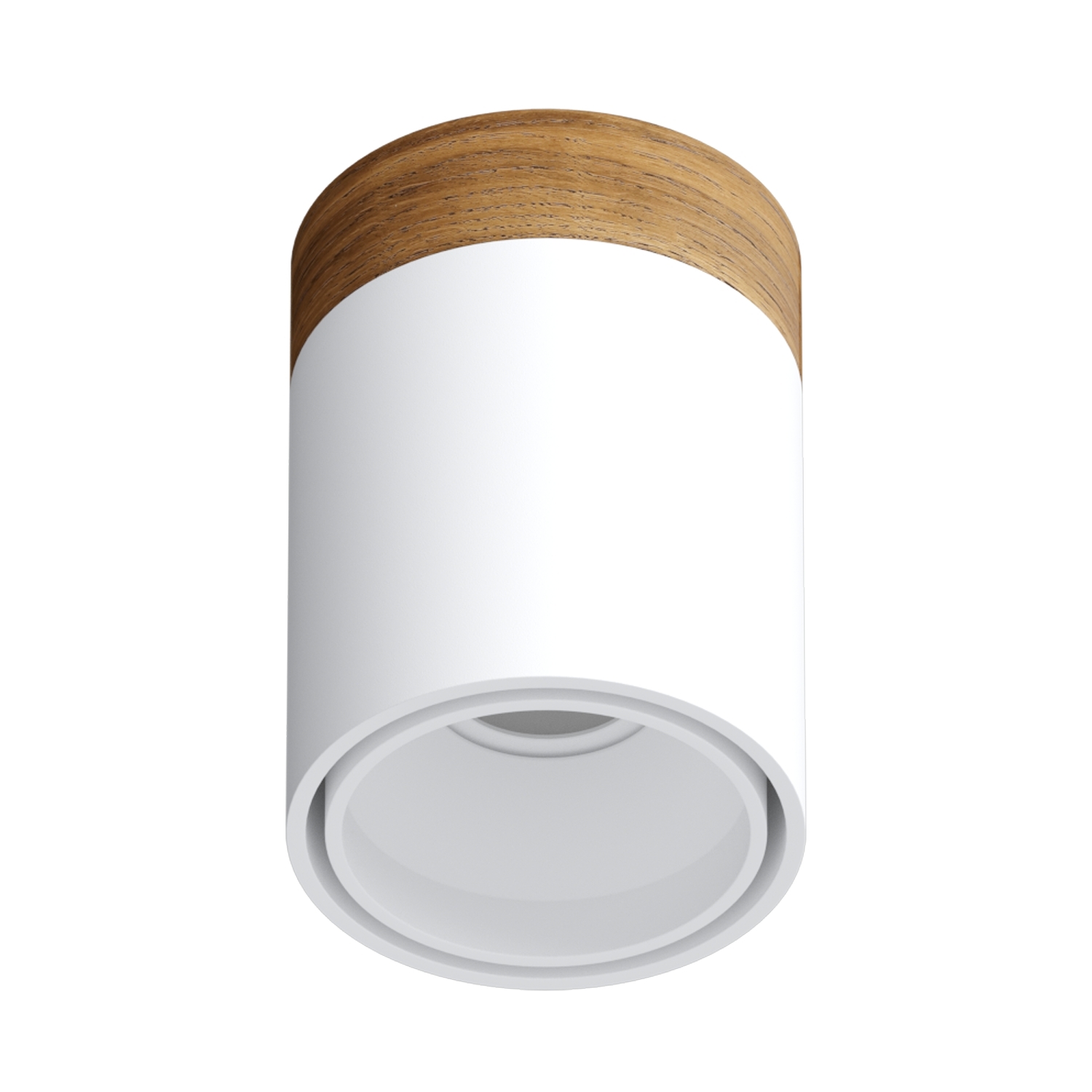 Накладной светильник под сменную лампу KEA R ED GU10 Wooden White