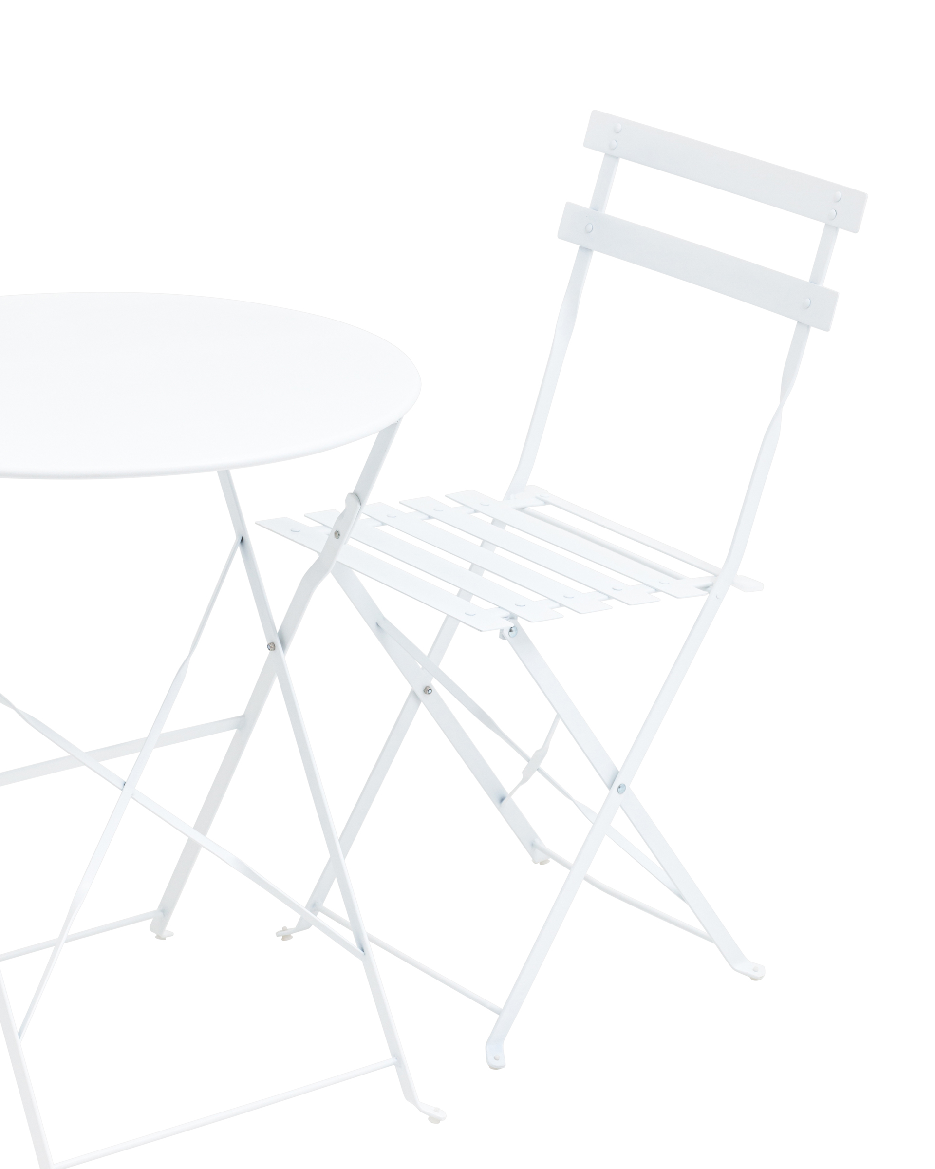 Комплект стола и двух стульев Бистро белый Stool Group