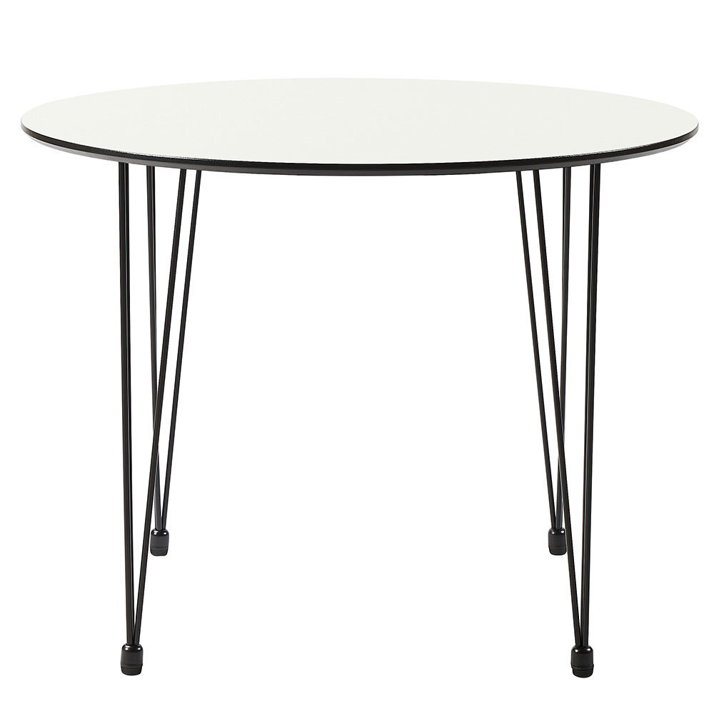 Стол Solution белый с чёрным, 100см Bradex Home FR 0626