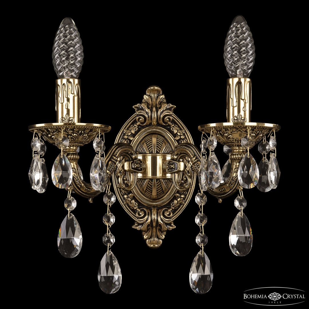 Бра бронзовые 7025B1/2/125 B GB Bohemia Ivele Crystal