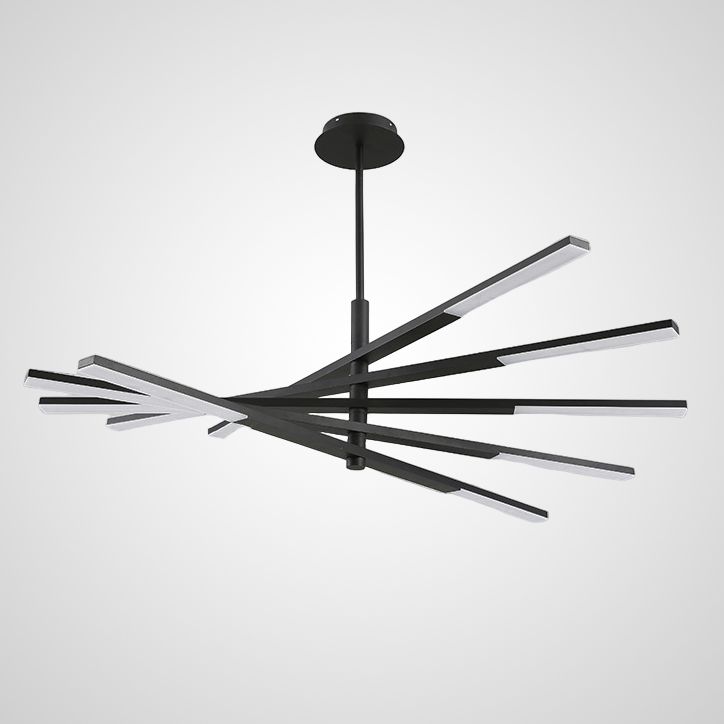 Подвесная люстра ORTON D120 Black by ImperiumLoft