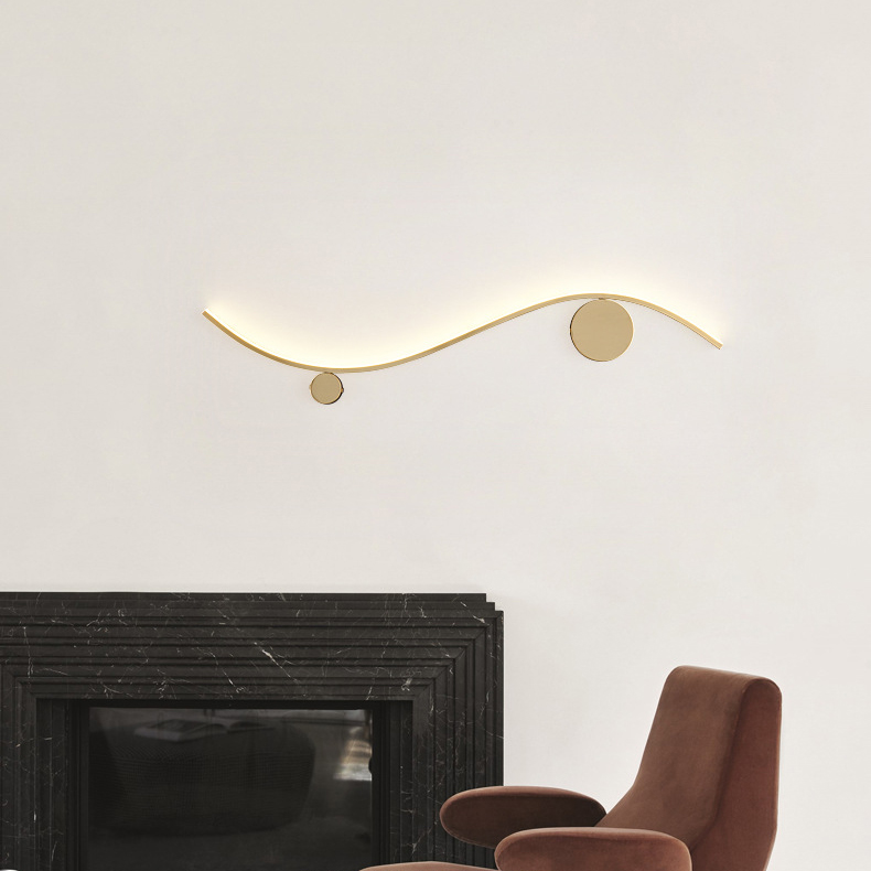 Настенный светильник TEMP L100 Black by ImperiumLoft