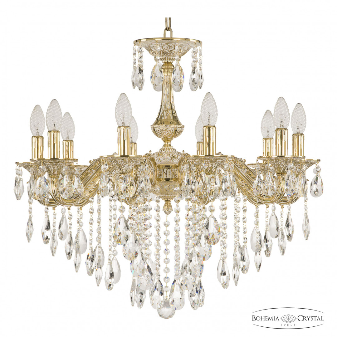 Люстра бронзовая с хрусталём 71102/10/210 B GW