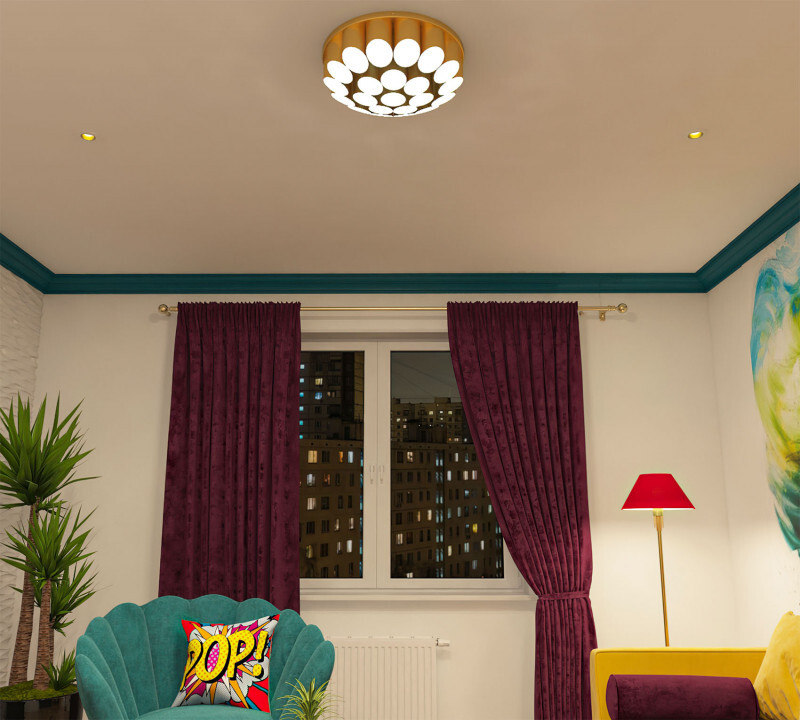 Встраиваемый светильник Denkirs DK3061-WH+YE