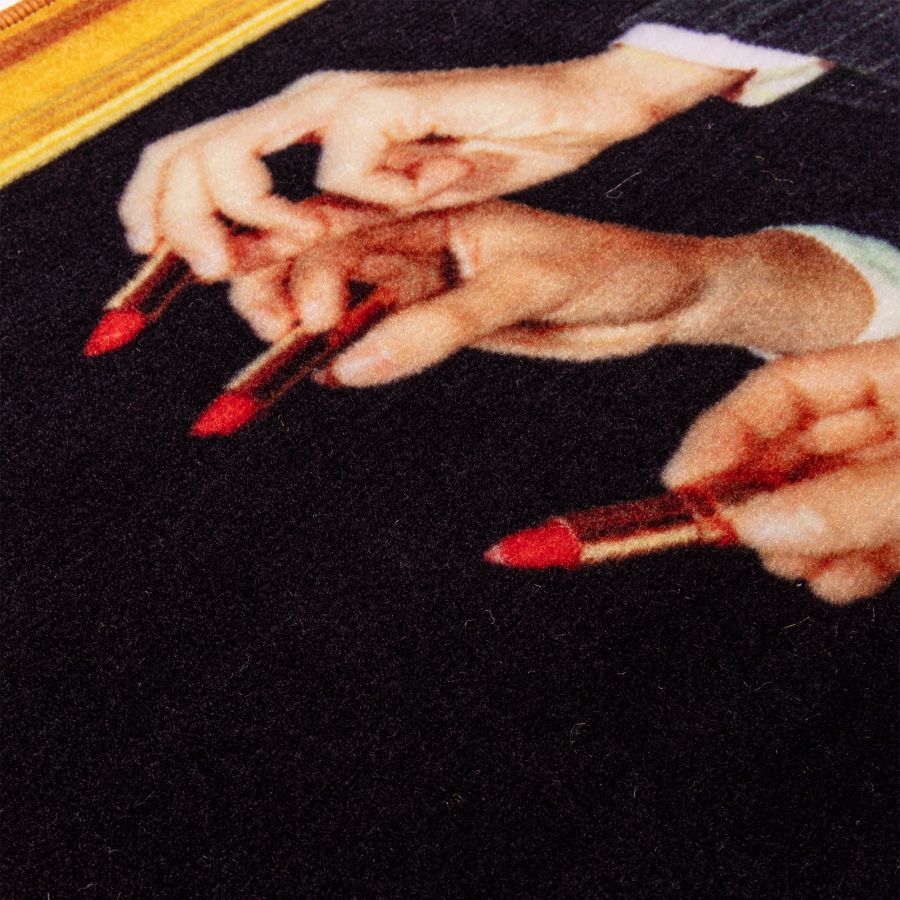 Коврик Seletti Lipstick Black 18185