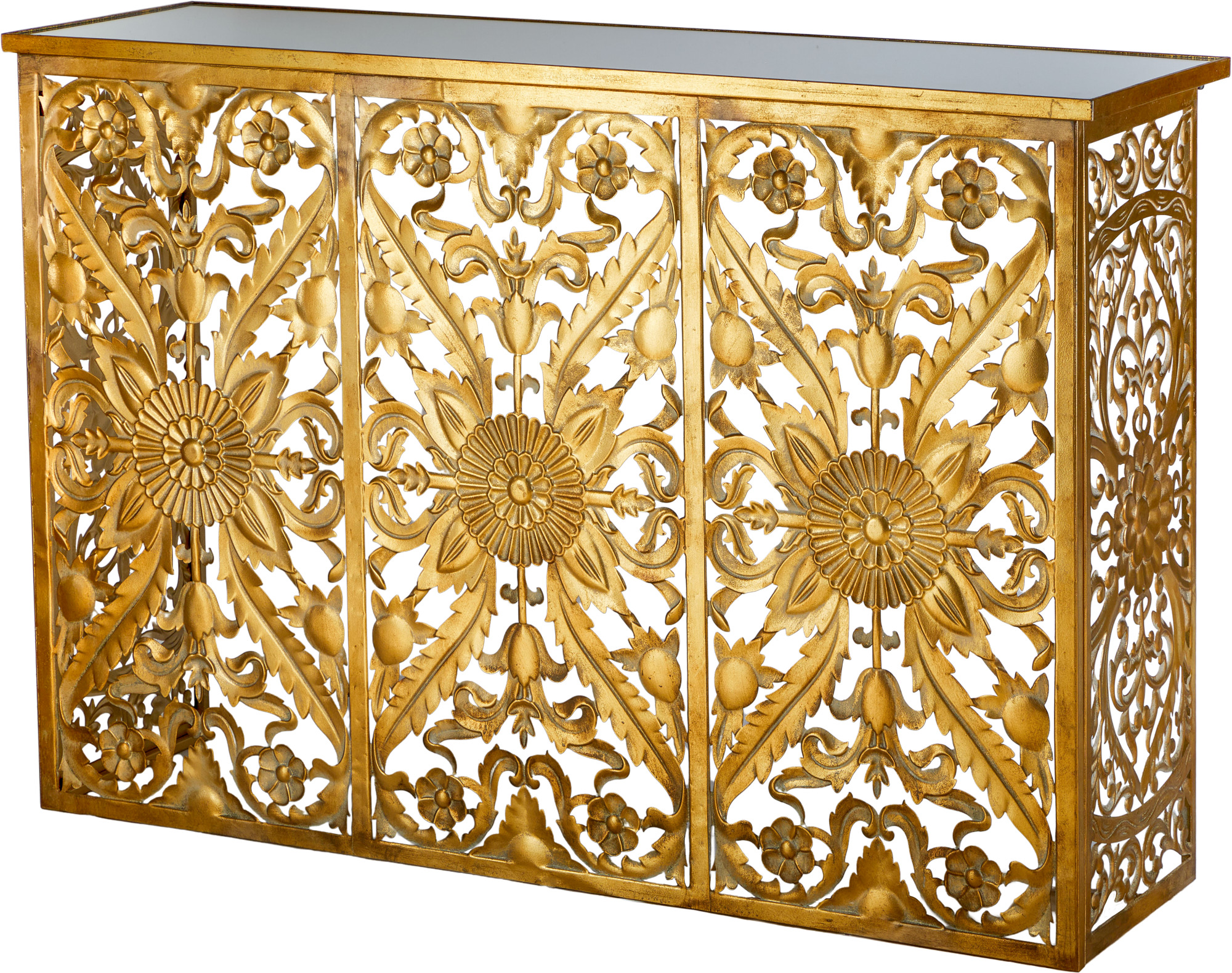 Консоль с зеркальной столешницей Эфиопия Glasar 57-416