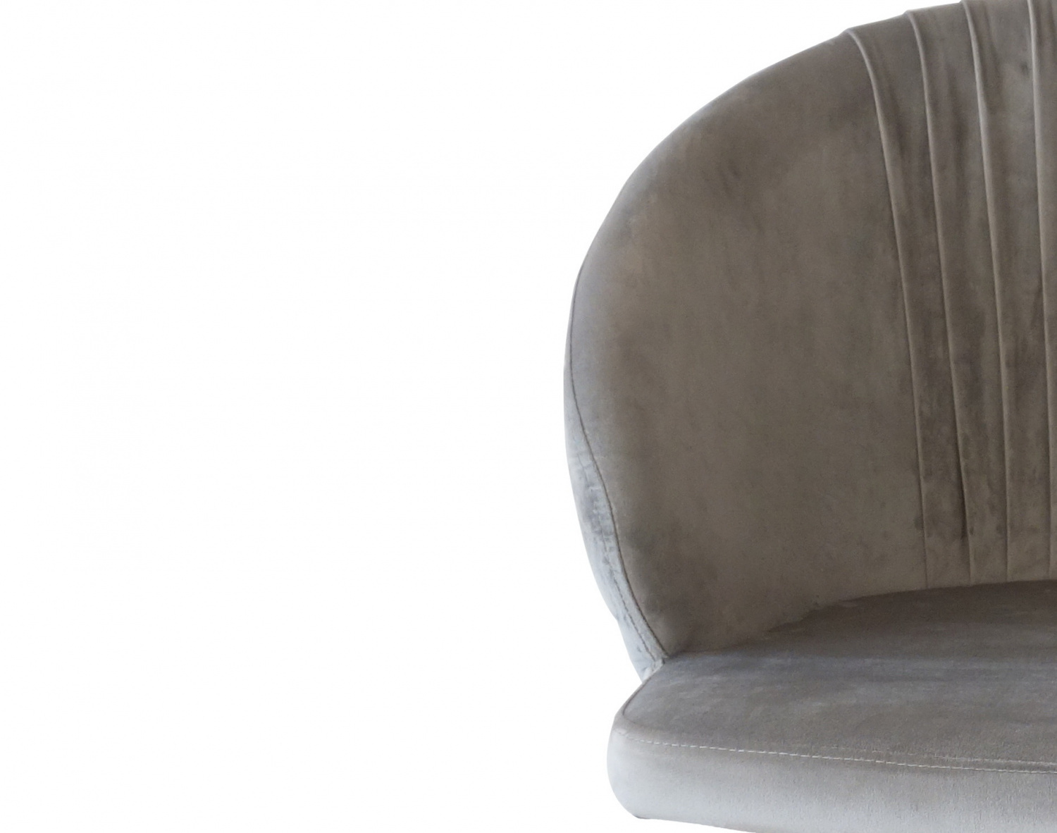 Стул Verona Round вращающийся табачно-серый Bradex Home FR 0248