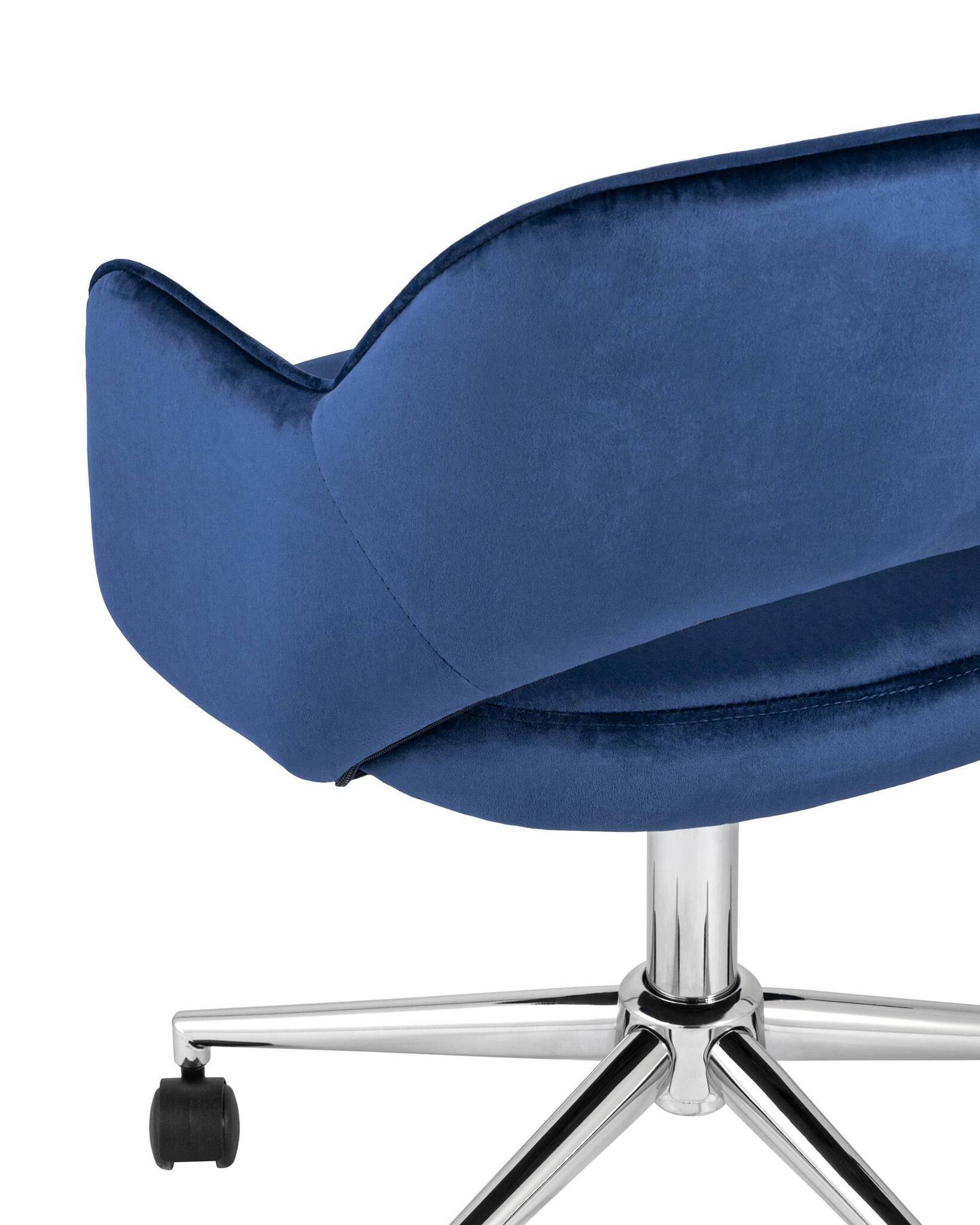 Кресло компьютерное Кларк велюр синий Stool Group