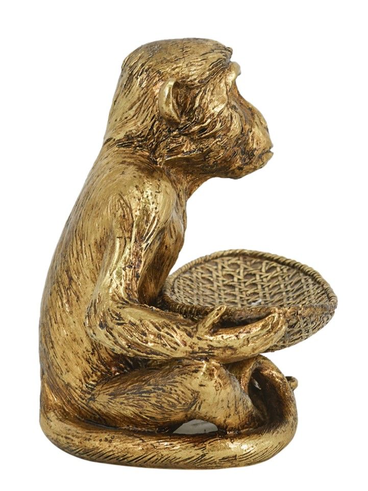 Блюдо в руках обезьяны Glasar 72433