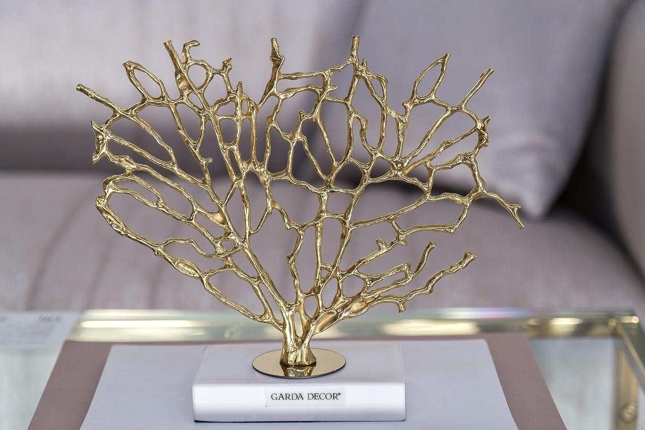 Статуэтка "Дерево" золотая Garda Decor 55RD3025S