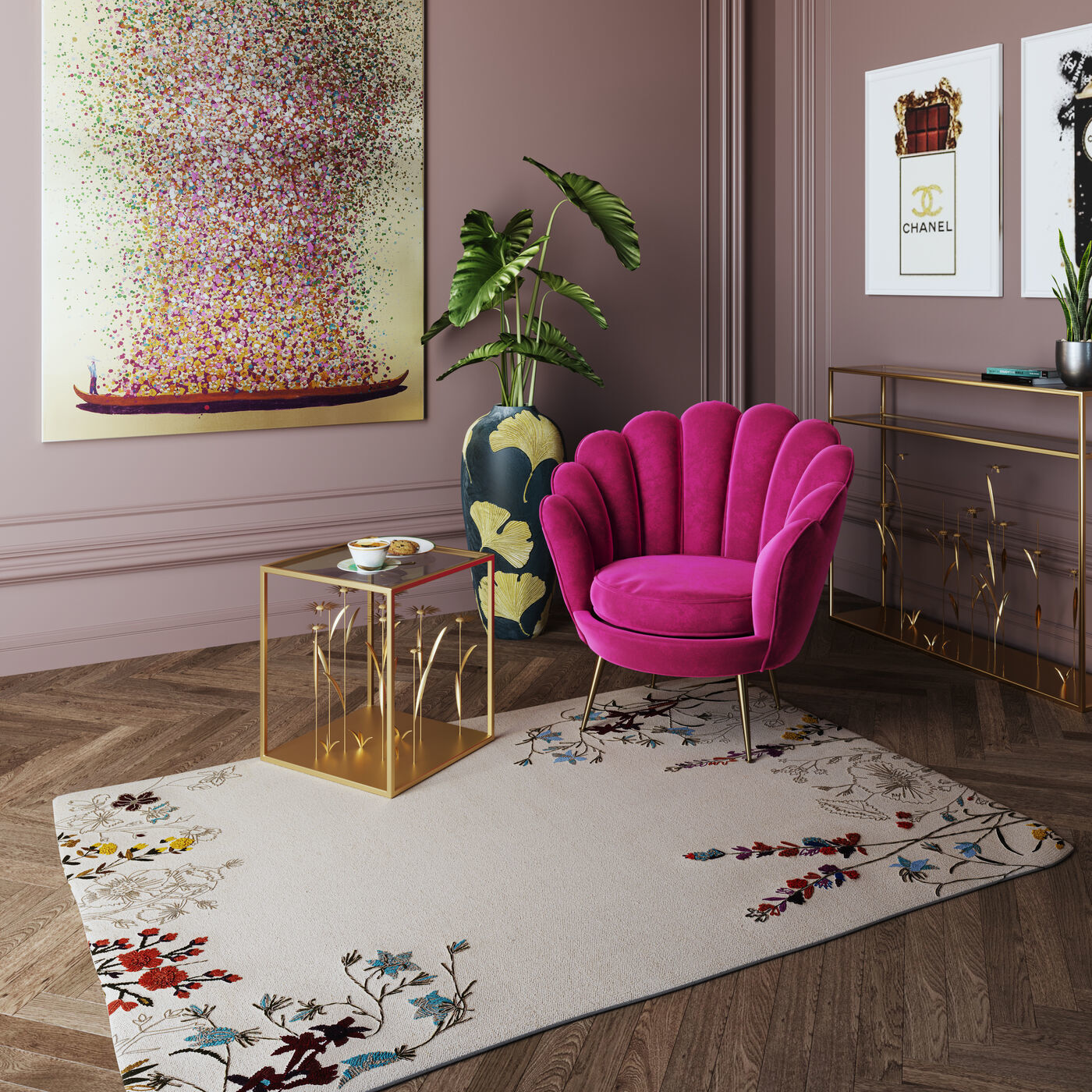 Ковер Flowers 52974 Kare