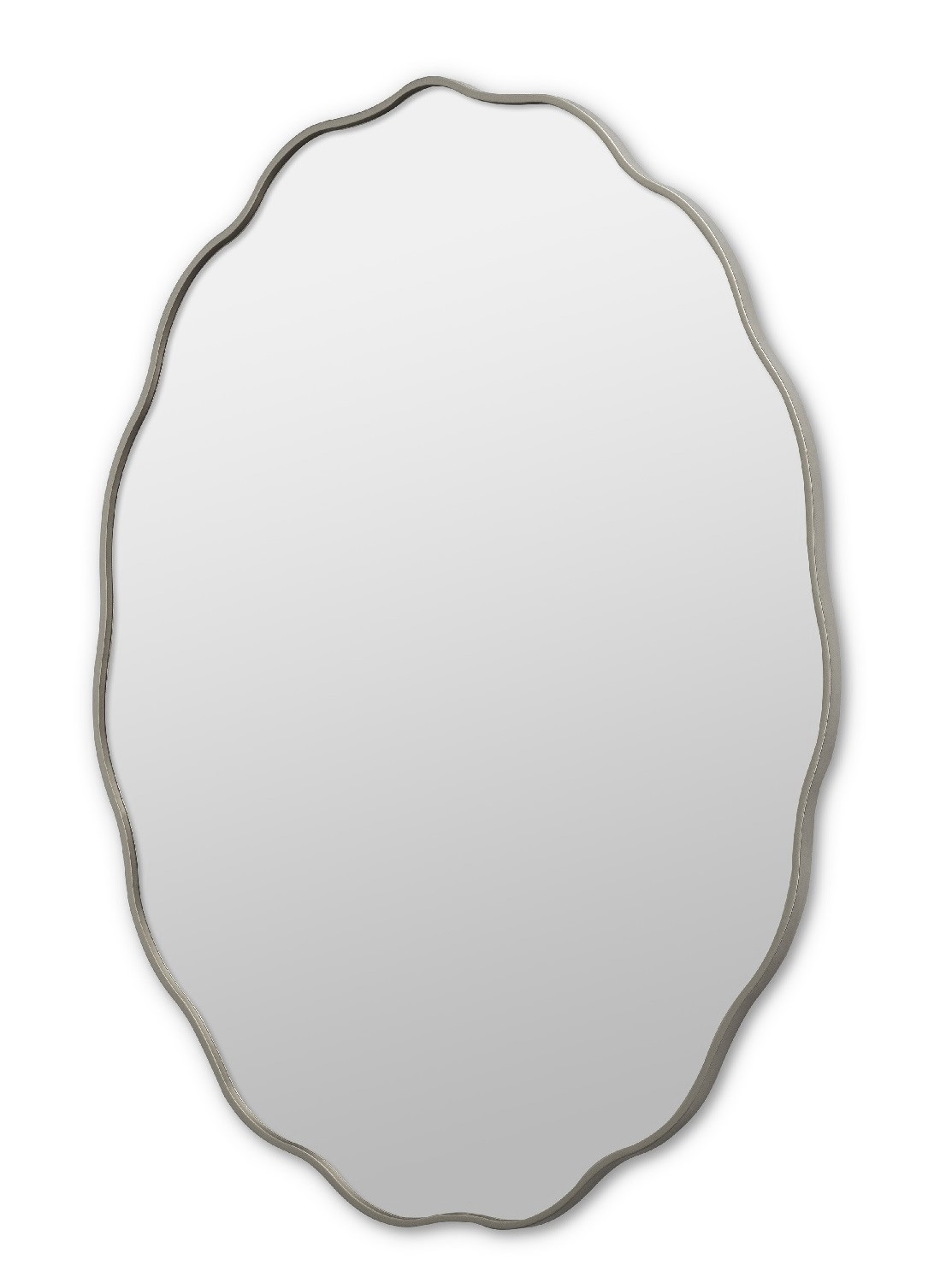 Fancy Oval Silver Зеркало в тонкой раме Smal Art-Zerkalo SM193SL