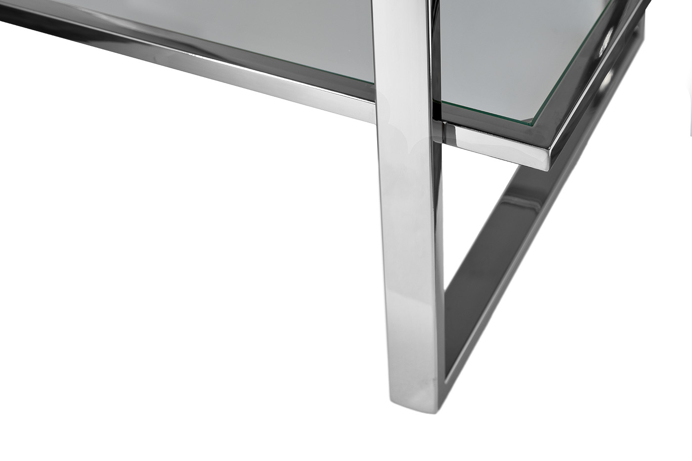 Стеллаж прозрачное стекло/ром Garda Decor 47ED-00400